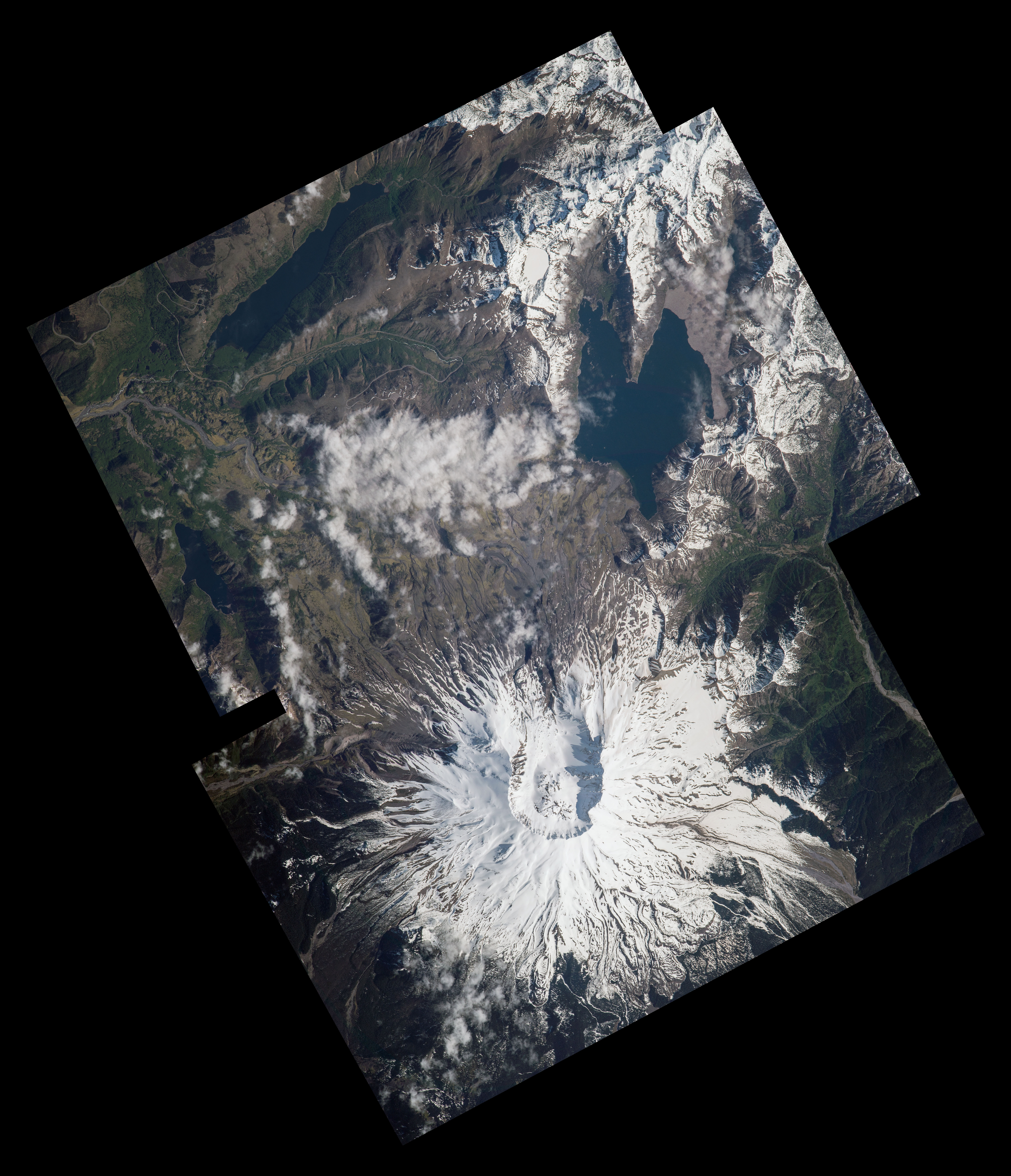 Mount St. Helens and Spirit Lake