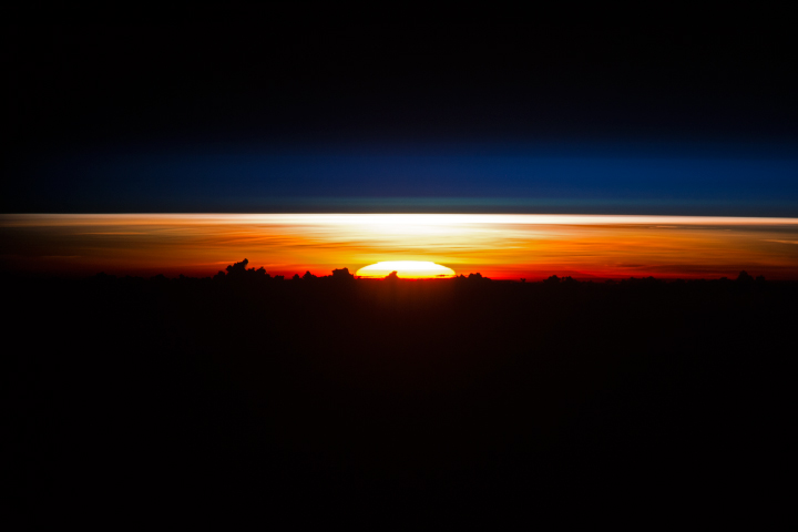 Sunrise over the Philippine Sea