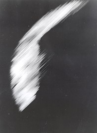 crescent shape of Earth