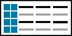 View as table layout